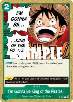 I'm Gonna Be King of the Pirates!! (P-024)