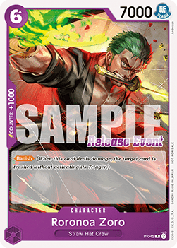 Roronoa Zoro (P-045) (V.2)