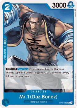Mr.1(Daz.Bonez) (OP01-083)