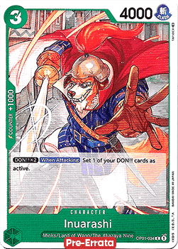 Inuarashi (OP01-034) (V.1)