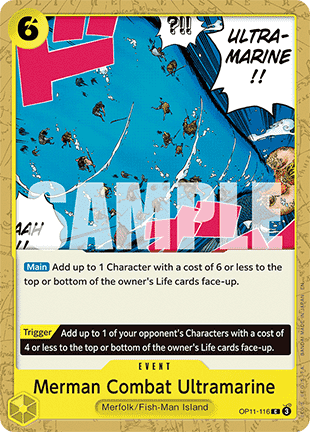 Merman Combat Ultramarine (OP11-116)