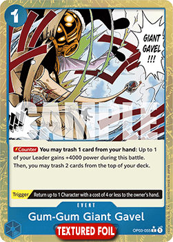 Gum-Gum Giant Gavel (OP03-055) (V.3)