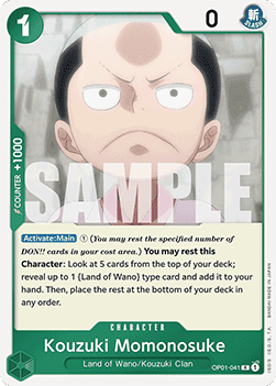 Kouzuki Momonosuke (OP01-041) (V.1)