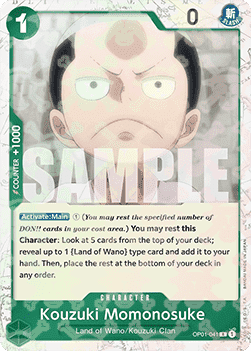 Kouzuki Momonosuke (OP01-041) (V.2)