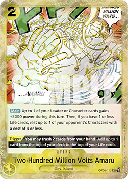 Two-Hundred Million Volts Amaru (OP05-115) (V.2)