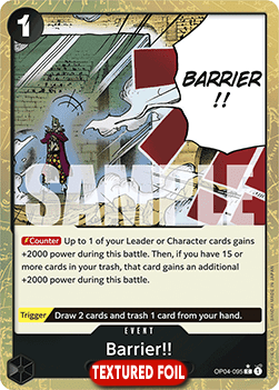 Barrier!! (OP04-095) (V.3)