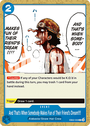 And That's When Somebody Makes Fun of Their Friend's Dream!!!! (EB02-030)