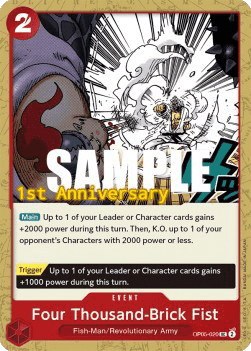 Four Thousand-Brick Fist (OP05-020)