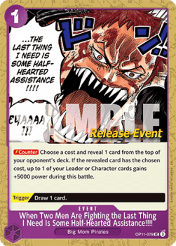 When Two Men Are Fighting the Last Thing I Need Is Some Half-Hearted Assistance!!!! (OP11-079)