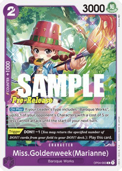 Miss.Goldenweek(Marianne) (OP04-065)