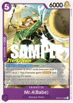Mr.4(Babe) (OP04-071)