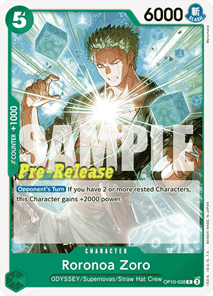 Roronoa Zoro (OP10-038)