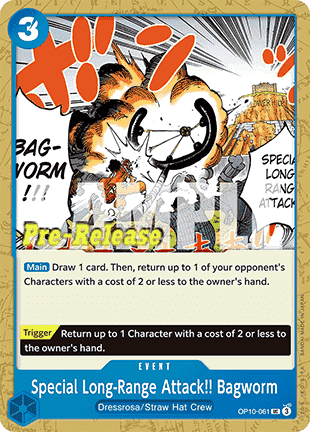 Special Long-Range Attack!! Bagworm (OP10-061)