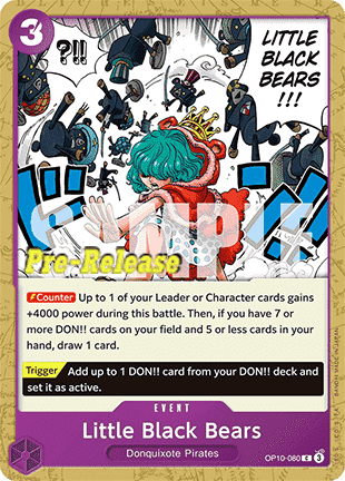 Little Black Bears (OP10-080)