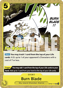 Burn Blade (OP08-117)