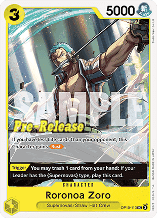 Roronoa Zoro (OP10-113)