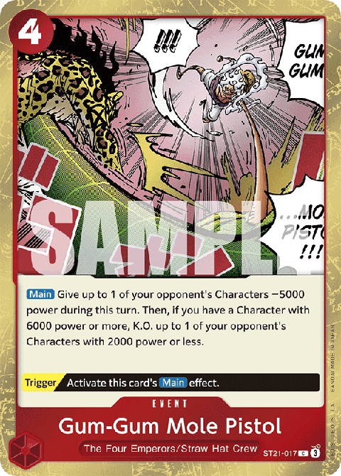 Gum-Gum Mole Pistol (ST21-017)