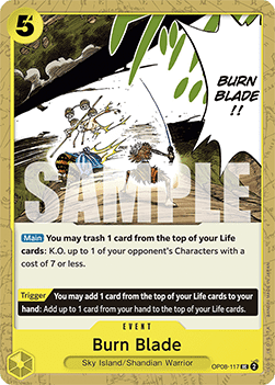 Burn Blade (OP08-117)