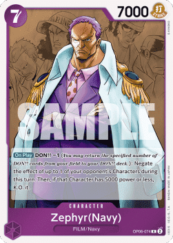Zephyr (Navy) (OP06-074)