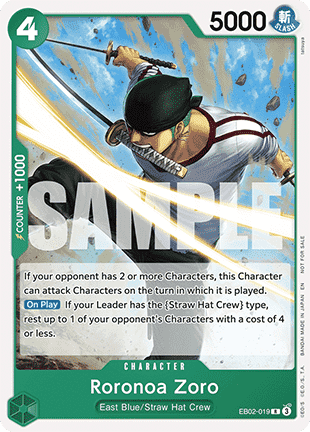 Roronoa Zoro (EB02-019) (V.1)