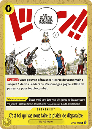 You're the One Who Should Disappear. (OP06-115) (V.1)