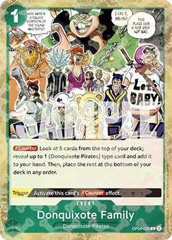 Donquixote Family (OP04-036) (V.2)