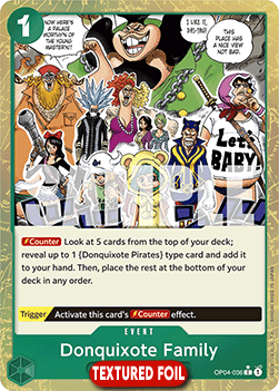 Donquixote Family (OP04-036) (V.3)