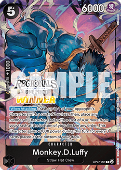 Monkey.D.Luffy (OP07-091) (V.3)