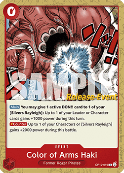 Color of Arms Haki (OP12-019)