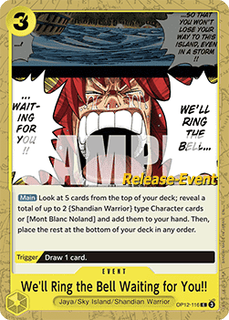 We'll Ring the Bell Waiting for You!! (OP12-116)