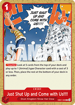 Just Shut Up and Come with Us!!!! (EB01-009) (V.1)