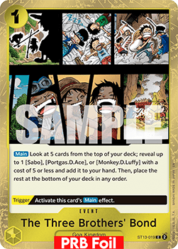 The Three Brothers' Bond (ST13-019) (V.2)