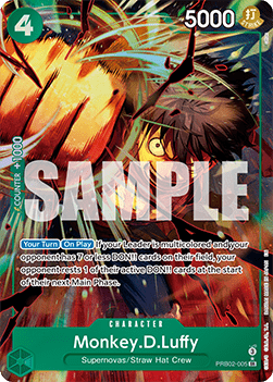 Monkey.D.Luffy (PRB02-005) (V.2)
