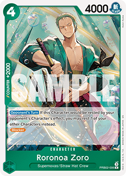 Roronoa Zoro (PRB02-006) (V.1)