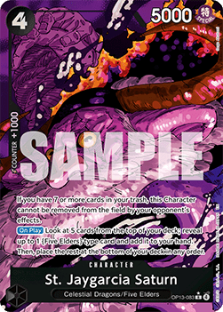 St. Jaygarcia Saturn (OP13-083) (V.2)