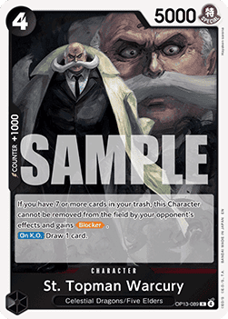 St. Topman Warcury (OP13-089) (V.1)