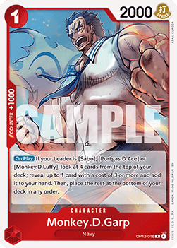 Monkey.D.Garp (OP13-016) (V.1)