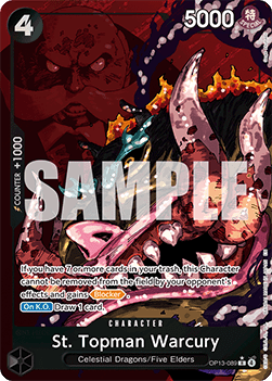 St. Topman Warcury (OP13-089) (V.2)