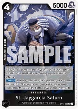 St. Jaygarcia Saturn (OP13-083) (V.1)