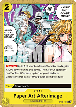 Paper Art Afterimage (OP13-115)