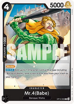 Mr.4(Babe) (OP14-093)
