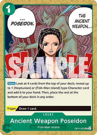 Ancient Weapon Poseidon (OP11-037)