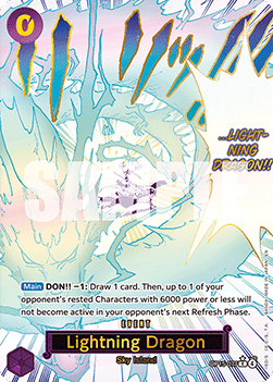 Lightning Dragon (OP15-077) (V.1)