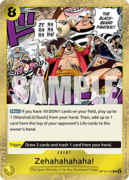 Zehahahahaha! (OP16-116) (V.1)