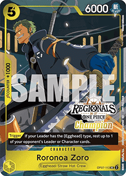 Roronoa Zoro (OP07-113) (V.5)