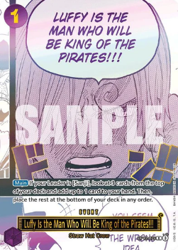 Luffy Is the Man Who Will Be King of the Pirates!!! (OP12-079)